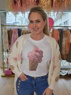 Pink icecream shirt, Kleding | Dames, T-shirts, Nieuw, Ophalen of Verzenden, Wit, Korte mouw