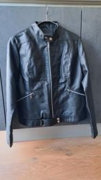 Zwart nepleren jasje, Zwart, Maat 42/44 (L), Nieuw, Ophalen of Verzenden