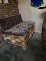 Pallet bankje compleet izgst,, Ophalen, Zo goed als nieuw, Hout, Bank