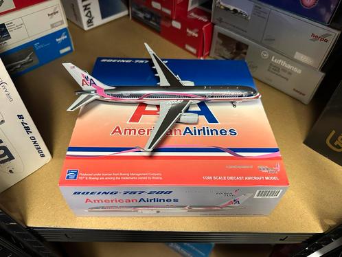 American Airlines B757-200 1/200 JC wings, Verzamelen, Luchtvaart en Vliegtuigspotten, Zo goed als nieuw, Schaalmodel, Ophalen of Verzenden