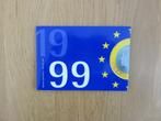 Nederland 1999 fdc jaarset munten - euro introductie, Ophalen of Verzenden, Overige landen, Overige waardes, Setje