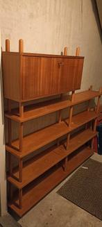 Stokken kast Midcentury Dutch design W Lutjes den Boer Gouda, Ophalen, Gebruikt, 100 tot 150 cm, 150 tot 200 cm