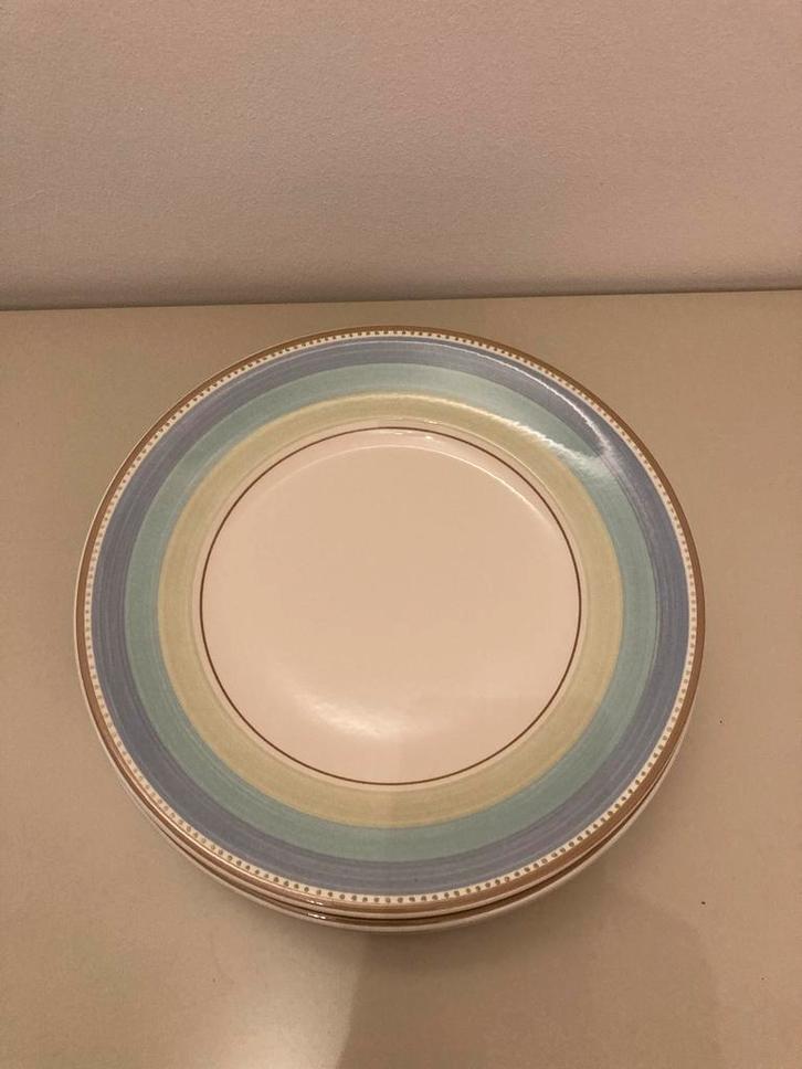 6 stuks Villeroy & Boch Switch Beach-House Wave Dinerbord, Huis en Inrichting, Keuken | Servies, Zo goed als nieuw, Bord(en), Overige stijlen