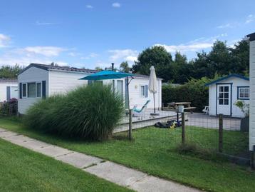 Chalet (9.60 x 3.70 m.) te koop in Woudsend, Friesland!R#52R beschikbaar voor biedingen