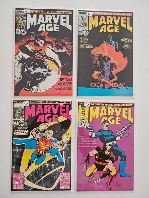 8 comics uit de Marvel Age serie., Boeken, Strips | Comics, Zo goed als nieuw, Meerdere comics, Amerika, Ophalen of Verzenden