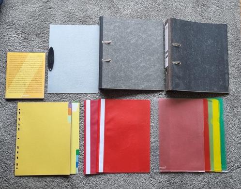 GRATIS: lot classeurs, mapjes, schutbladeren, bestekmapjes, Diversen, Schoolbenodigdheden, Gebruikt, Ophalen of Verzenden