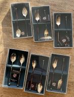 Verzilverde theelepeltjes en gebaksvorkjes, Antiek en Kunst, Curiosa en Brocante, Ophalen of Verzenden
