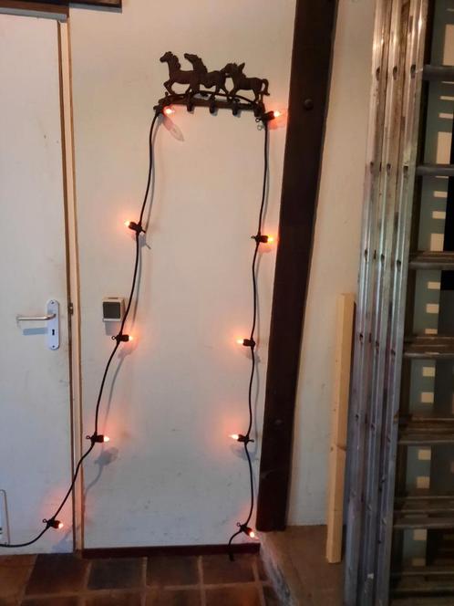 Vlamverlichting met 10 lampjes, ca. 5 m, Tuin en Terras, Buitenverlichting, Zo goed als nieuw, Ophalen of Verzenden