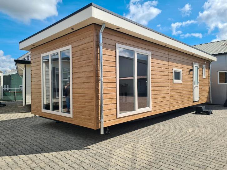 Nieuwe Luxe Caravan/Chalet, Caravans en Kamperen, Stacaravans, tot en met 4, Ophalen