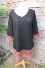 Jurk zwart/ Wijnrood Sweet Miss mt XXL suede look Vaste AAN, Kleding | Dames, Zwart, Maat 46/48 (XL) of groter, Ophalen of Verzenden