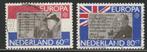 Nederland 1980 1207/1208 Europa, Wilhelmina Churchill, Gest, Na 1940, Ophalen of Verzenden, Gestempeld