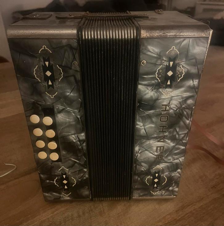 Hohner Trekharmonica - voor 1940 (begin 1900), Muziek en Instrumenten, Accordeons, Zo goed als nieuw, Hohner, Ophalen