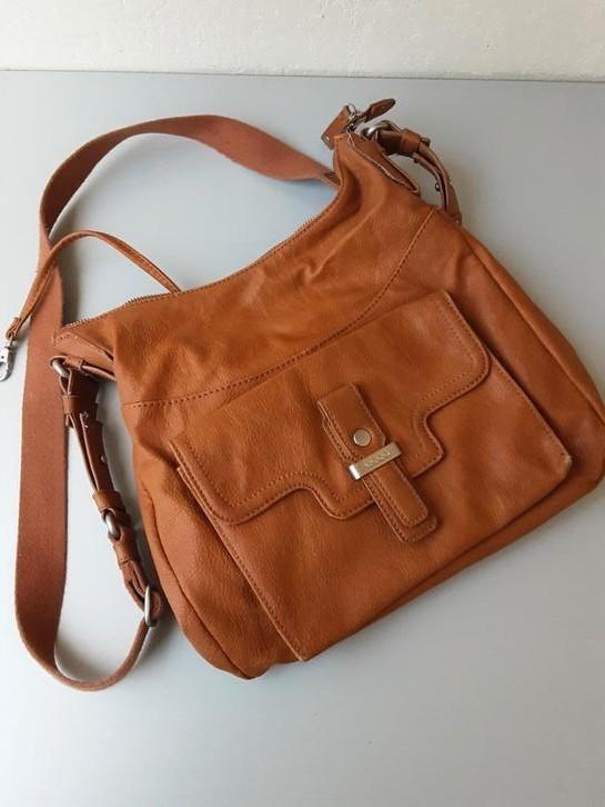 ECCO Ecco dames handtas schoudertas, Sieraden, Tassen en Uiterlijk, Tassen | Damestassen, Zo goed als nieuw, Handtas, Zwart, Ophalen of Verzenden