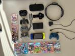 Nintendo Switch inclusief accesoires en spellen, Spelcomputers en Games, Spelcomputers | Nintendo Switch, Ophalen, Met games, Met 2 controllers