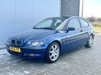 BMW 3-serie Compact 318ti Executive | Lage KM | NL auto, 65 €/maand, Blauw, Origineel Nederlands, Bedrijf