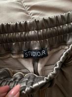Studio ar broek twv 400 euro echt leer, Kleding | Dames, Broeken en Pantalons, Overige kleuren, Studio ar, Nieuw, Ophalen of Verzenden