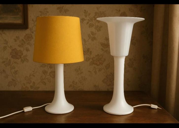 twee vintage tafellampen,Uno en
Østen Kristiansson luxus, Huis en Inrichting, Lampen | Tafellampen, Gebruikt, Minder dan 50 cm