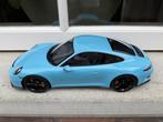 1:12 Porsche 911 R (991) Gulfblauw 2016 Minichamps / JJTOP, Minichamps, Auto, Ophalen of Verzenden, Zo goed als nieuw