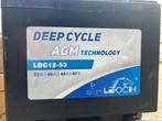 nieuw LEOCH AGM ldc 12 53 2 tractie batterij accu 12v 53ah, Ophalen, Nieuw