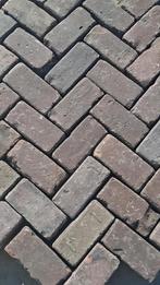 Gebakken klinkers klinker keien rood paars. 500 meter, Ophalen, Overige materialen, Klinkers, Zo goed als nieuw