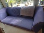 Harvink 2- en 3-zitsbank met poef, Ophalen, Gebruikt, 75 tot 100 cm, Stof
