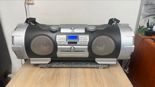 JVC RV-NB10B - ghettoblaster / boombox draagbare radio, Audio, Tv en Foto, Radio's, Zo goed als nieuw, Radio, Ophalen