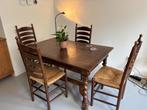 Wooden table, Gebruikt, 100 tot 150 cm, Vintage, Vier personen
