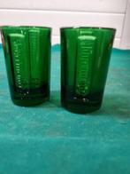 jagermeister glaasjes vintage groen, Verzamelen, Glas en Borrelglaasjes, Ophalen of Verzenden