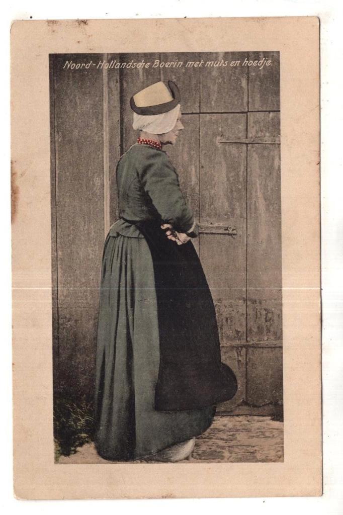 Noord Holland Boerin Klederdacht, Verzenden, Voor 1920, Ongelopen, Noord-Holland