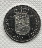 1 Gulden 1980 Beatrix Dubbele kop, 1 gulden, Ophalen of Verzenden, Koningin Beatrix, Losse munt