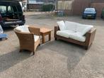 Bankje met fauteuil hoge kwaliteit!, Tuin en Terras, Ophalen, Overige materialen, Gebruikt, 3 zitplaatsen
