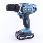 Wesco accuschroefboormachine WS2971 18V, Wesco, Zo goed als nieuw, Support@wesco.com, Wesco,1000 Muirfield Dr, Suite 200
Schaumburg, IL 60173
USA