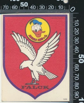 Sticker: Falck - Anders And and Co - Donald Duck beschikbaar voor biedingen