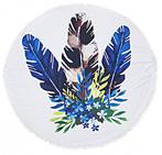 2 nieuwe ronde strandlakens, Ophalen of Verzenden, Nieuw, Overige kleuren, Handdoek