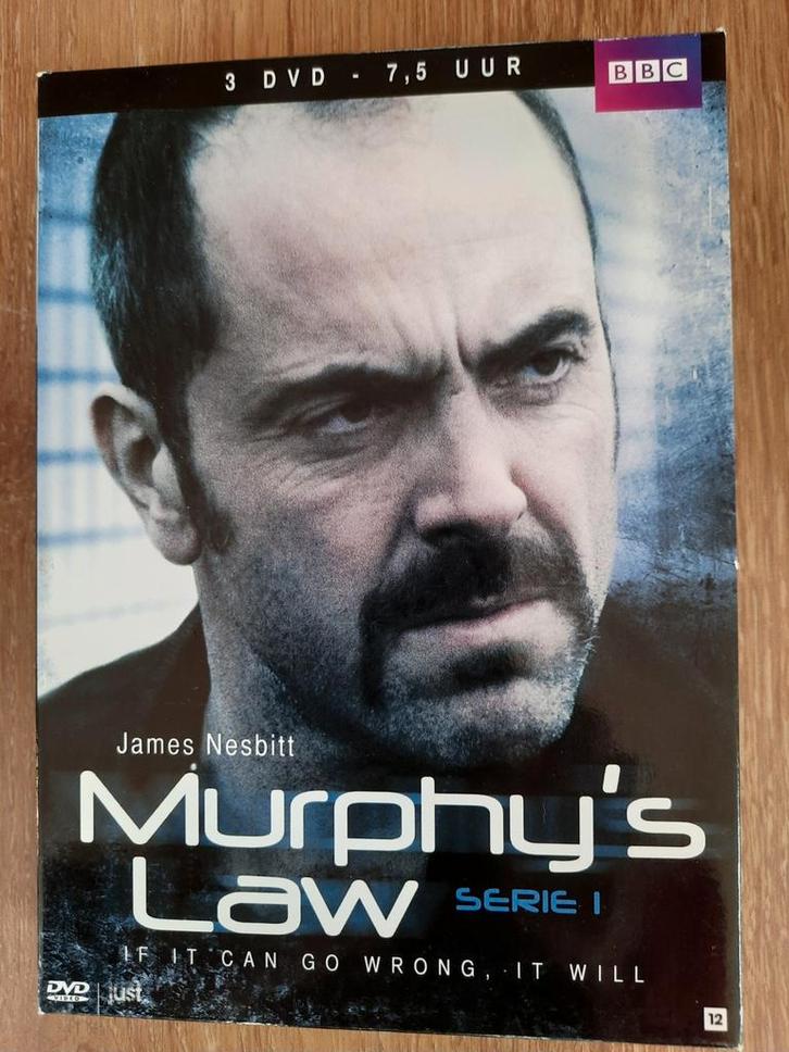 BBC's Murphy's Law serie 1 met James Nesbitt, Cd's en Dvd's, Dvd's | Tv en Series, Zo goed als nieuw, Thriller, Alle leeftijden