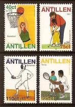 Nederlandse Antillen 1280/3 postfris Kinderpostzegels 1999, Ophalen of Verzenden, Postfris