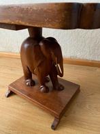 Noten ,olifant bijzet tafel, Ophalen