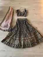 Donkerblauwe Lengha - Maat 38/M, Kleding | Dames, Gelegenheidskleding, Overige typen, Blauw, Zo goed als nieuw, Ophalen