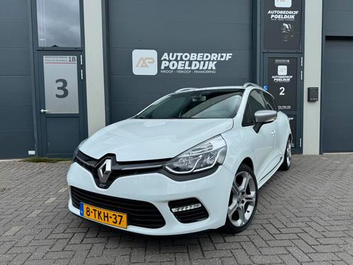 Renault Clio 1.2 TCE 88KW Estate EDC 2014 Wit GT model Nap, Auto's, Renault, Bedrijf, Clio, ABS, Airbags, Airconditioning, Bluetooth