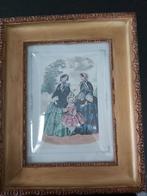 Heel apart schilderij ets/gravure "paris", Ophalen of Verzenden