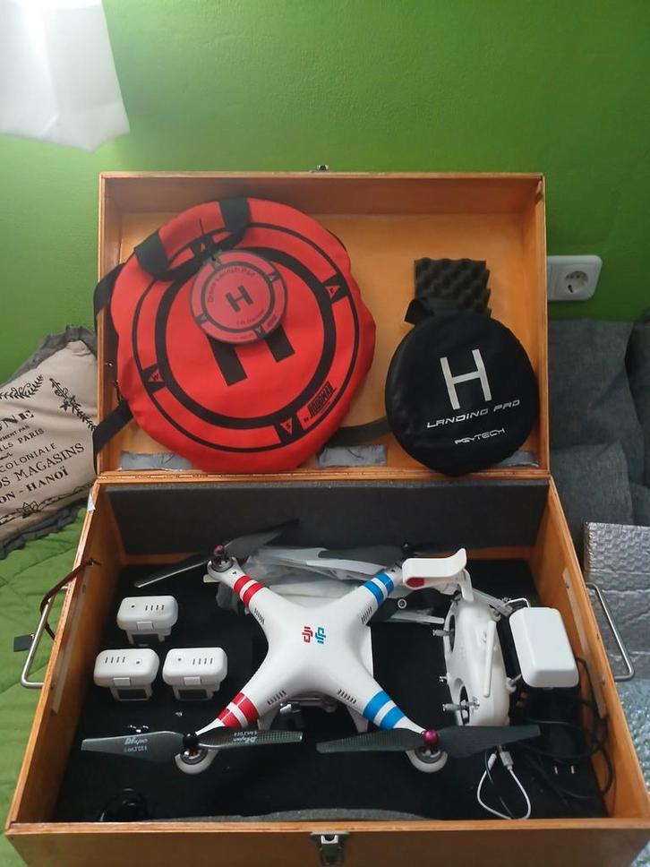 DJI Phantom 2 Vision Pro - Compleet Pakket, Audio, Tv en Foto, Drones, Zo goed als nieuw, Ophalen