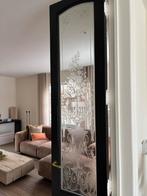 Oud geëtst glas voor in deur, Ophalen