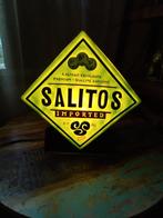STOERE RETRO VINTAGE SALITOS BIER RECLAME LAMP, Verzamelen, Ophalen, Zo goed als nieuw, Reclamebord, Plaat of Schild, Overige merken