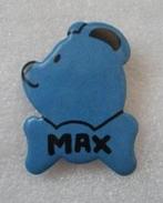 Vintage broche Beer emaille, Overige materialen, Blauw, Minder dan 4 cm, Ophalen of Verzenden