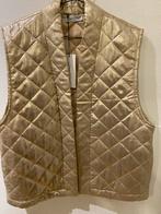 Goudkleurige Bodywarmer Gemma Ricceri - Nieuw!, Overige kleuren, Maat 42/44 (L), Nieuw, Ophalen of Verzenden