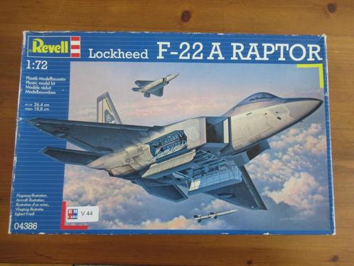 F-22A Raptor (Revell 1/72), Hobby en Vrije tijd, Modelbouw | Vliegtuigen en Helikopters, Zo goed als nieuw, Vliegtuig, 1:72 tot 1:144