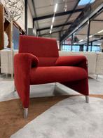 Nieuw Leolux Felizia Fauteuil Alcantara rood design stoel, Huis en Inrichting, Ophalen of Verzenden, Nieuw