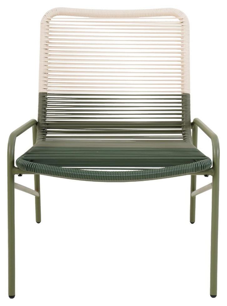 NIEUWE Karwei tuinstoel Ella groen wicker, Tuin en Terras, Tuinstoelen, Nieuw, Wicker, Stapelbaar, Ophalen of Verzenden