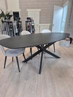 Deens ovale eettafel + 6 stoelen - Nieuw!, Ophalen, Nieuw, Deens, 6 tot 8 stoelen