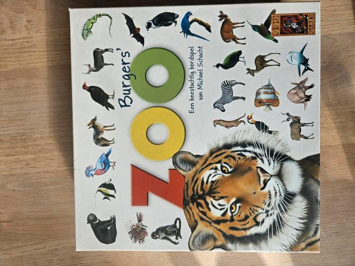 Burgers' Zoo Bordspel - Michael Schacht, Hobby en Vrije tijd, Gezelschapsspellen | Bordspellen, Zo goed als nieuw, Een of twee spelers